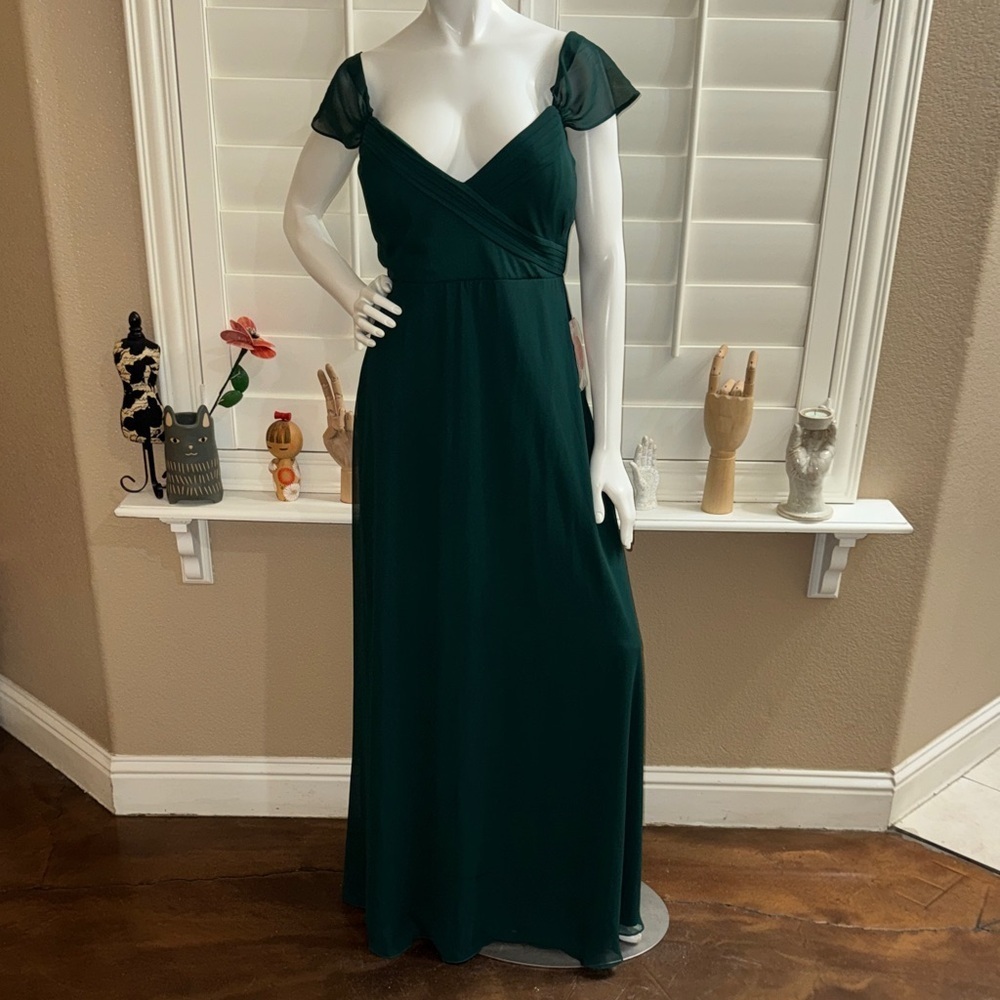 Birdy Grey Spence Dress Chiffon Emerald